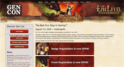 Desktop Screenshot of gencon.com
